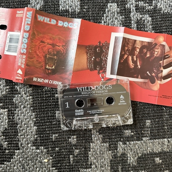 WILD DOGS Reign Of Terror (Enigma - USA original) (EX) TAPE