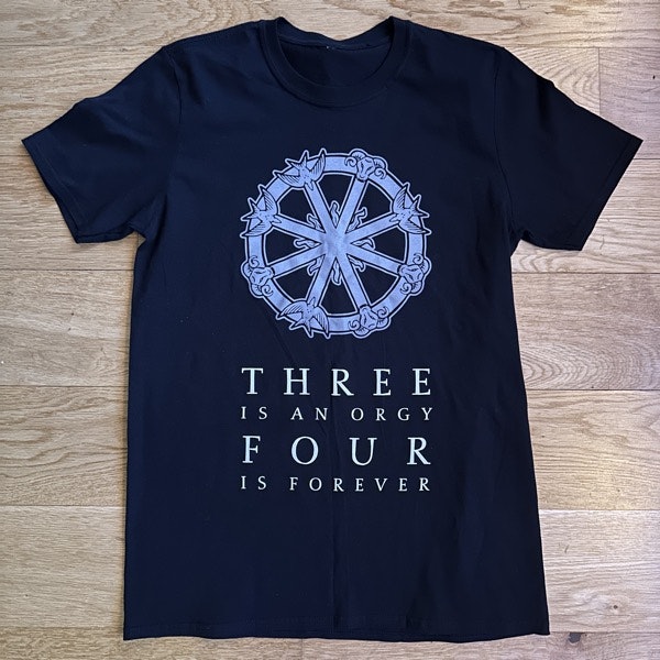 ORDO ROSARIUS EQUILIBRIO Three is an Orgy Four is Forever (M) (USED) T-SHIRT