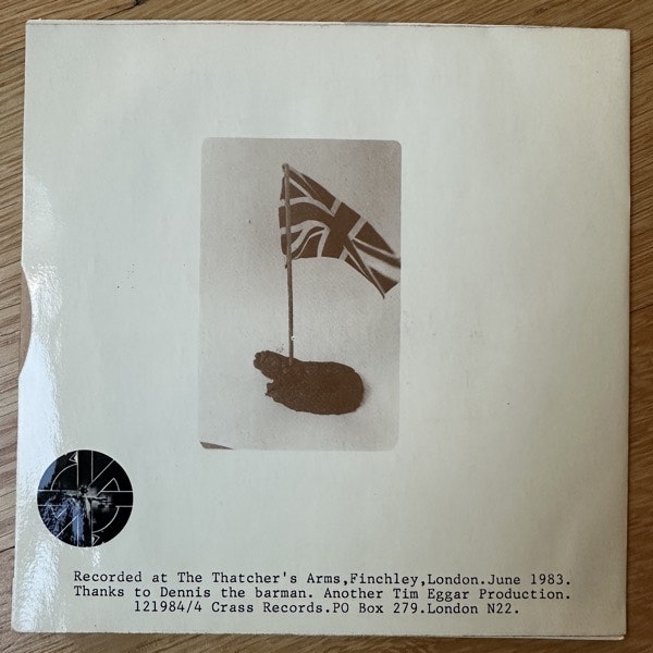 CRASS Who Dunnit? (Brown vinyl) (Crass - UK original) (EX) 7"