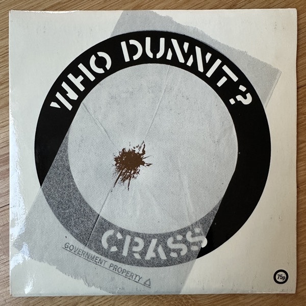CRASS Who Dunnit? (Brown vinyl) (Crass - UK original) (EX) 7"