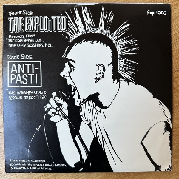 EXPLOITED, the / ANTI-PASTI Don't Let 'Em Grind You Down (The Exploited Record Company - UK original) (VG+) 7"