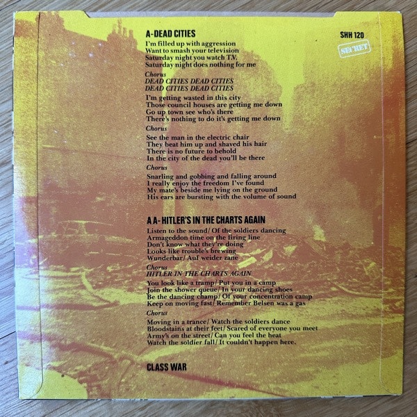 EXPLOITED, the Dead Cities (Secret - UK original) (EX/VG+) 7"
