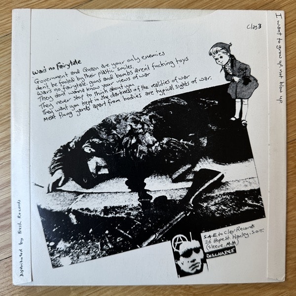 DISCHARGE Fight Back (Clay - UK repress) (VG+) 7"