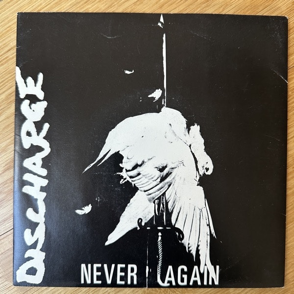 DISCHARGE Never Again (Clay - UK original) (VG+) 7"