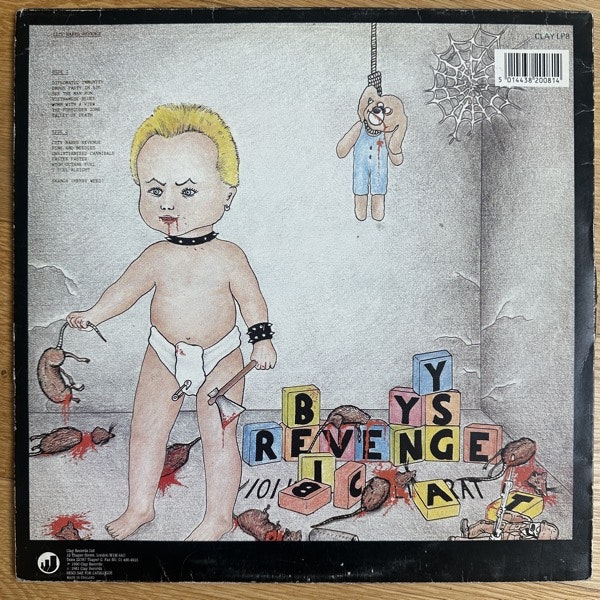 G.B.H, Charged City Babys Revenge (Clay - UK 1990 reissue) (VG) LP