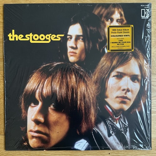 STOOGES, the The Stooges (Clear/black vinyl) (Elektra - Europe reissue) (NM) LP