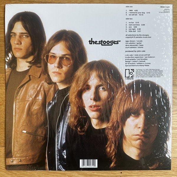 STOOGES, the The Stooges (Clear/black vinyl) (Elektra - Europe reissue) (NM) LP