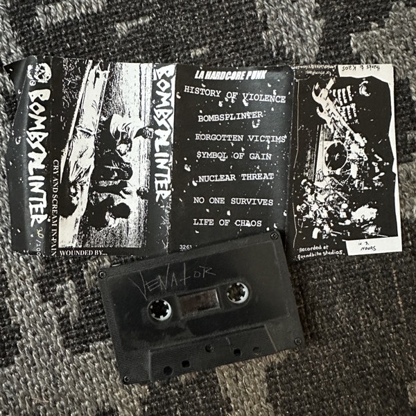 BOMBSPLINTER Demo (Self released - USA original) (VG+) TAPE