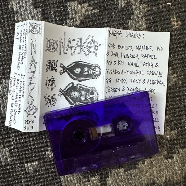 NAZKA Demo 2013 (Self released - Switzerland original) (NM) TAPE