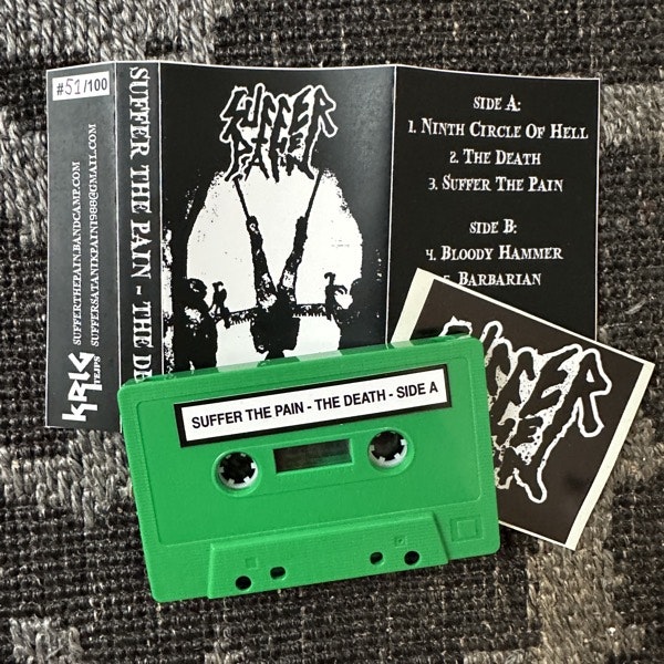 SUFFER THE PAIN The Death (Krig Tejps – Sweden original) (NM) TAPE