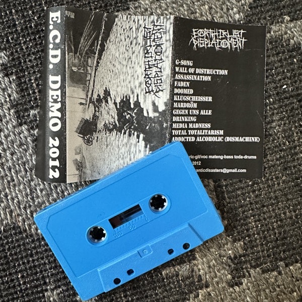 EARTH CRUST DISPLACEMENT Demo 2012 (Self released - Germany original) (NM) TAPE