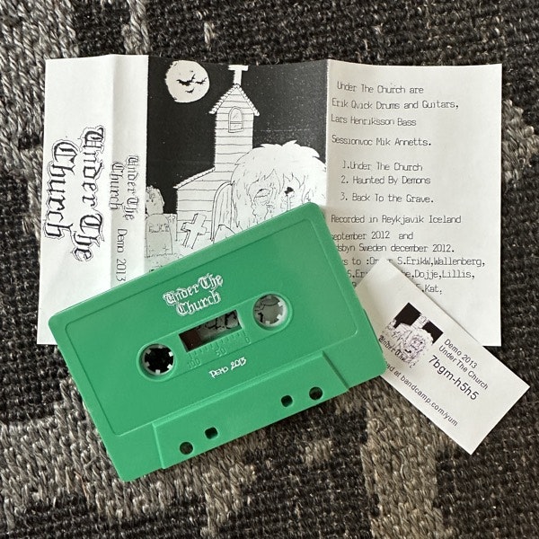 UNDER THE CHURCH Demo 2013 (Self released - Iceland 2nd edition) (NM) TAPE