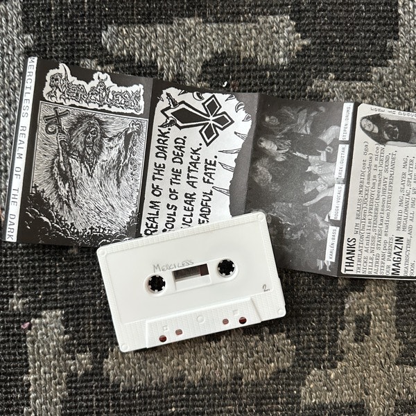 MERCILESS  Realm Of The Dark (Self released - Sweden original) (EX) TAPE