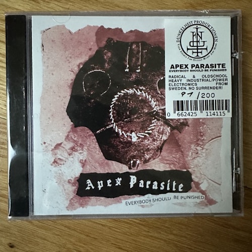 APEX PARASITE Everybody Should Be Punished (Dunkelheit - Germany original) (SS) CD