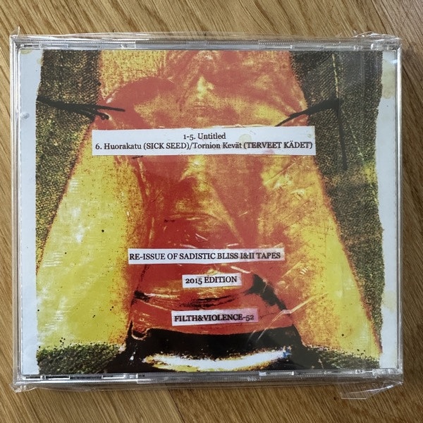 SADISTIC BLISS I & II (Filth And Violence - Finland reissue) (SS) CD