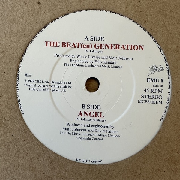 THE THE The Beat(en) Generation (Epic - UK original) (EX) 7"