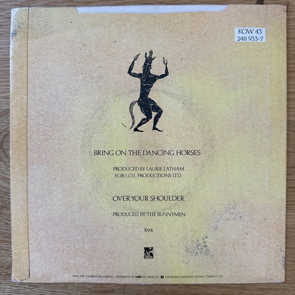ECHO & THE BUNNYMEN Bring On The Dancing Horses (Korova - UK original) (VG+) 7"