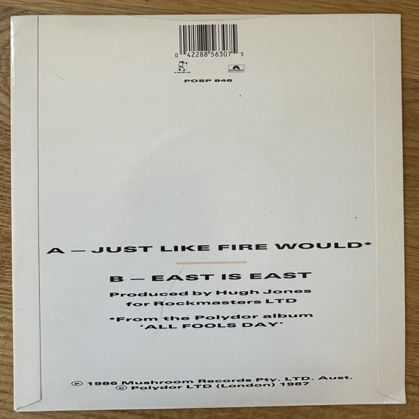 SAINTS, the Just Like Fire Would (Polydor - UK original) (EX) 7"