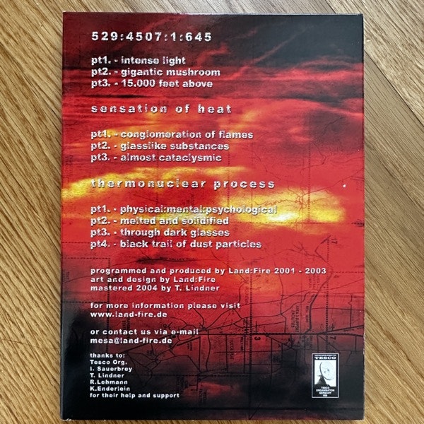 LAND:FIRE Physical:Mental:Psychological (Tesco - Germany original) (VG+) CD