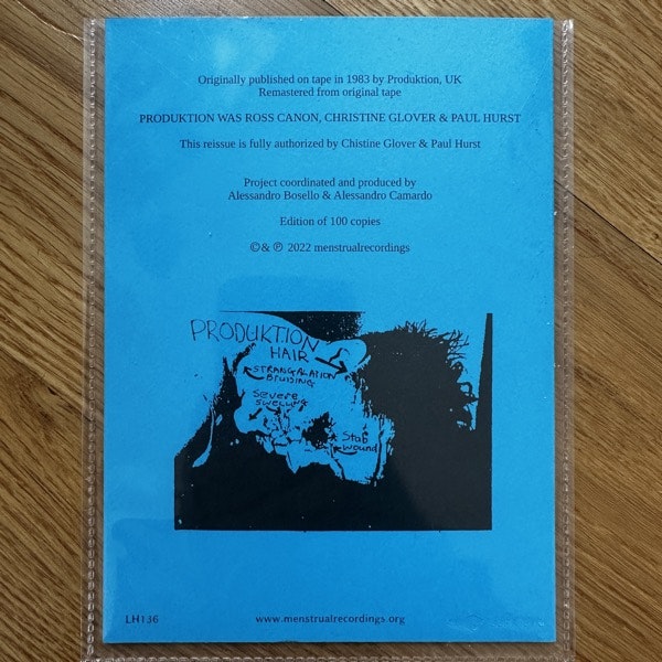 PRODUKTION The Sound Of Pre-War Germany (menstrualrecordings - Italy reissue) (NM) CD