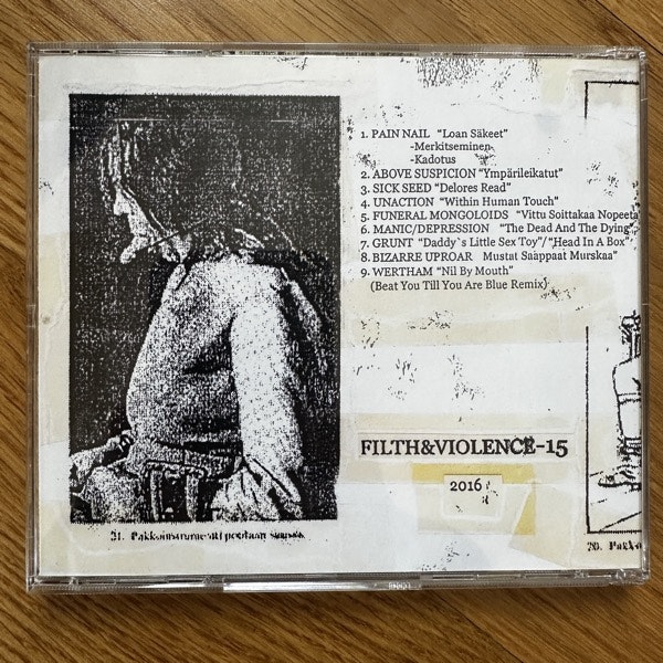 VARIOUS Nyrkki & Kyrpä Filth&Violence Compilation (Filth And Violence - Finland reissue) (NM) CD