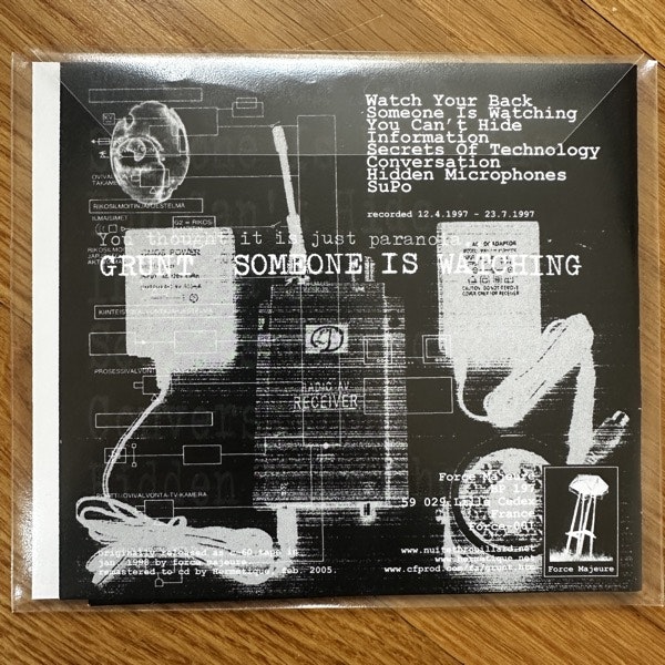 GRUNT Someone Is Watching (Force Majeure - France reissue) (NM) CD