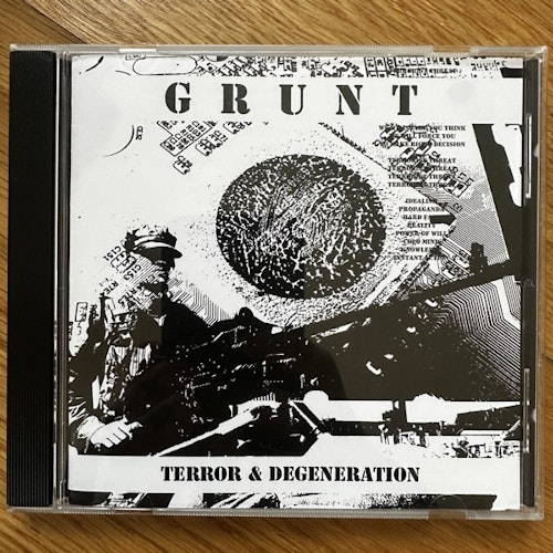 GRUNT Terror & Degeneration (Industrial Recollections – Finland reissue) (NM) CD