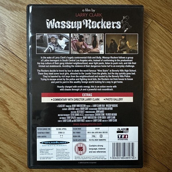 WASSUP ROCKERS Larry Clark (NM) DVD