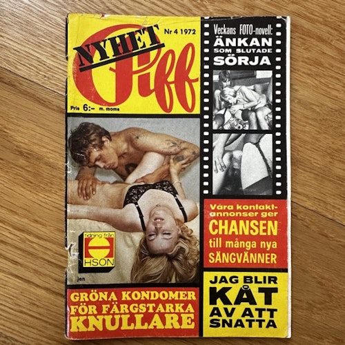 PIFF Nr 4 1972 (VG) MAGAZINE