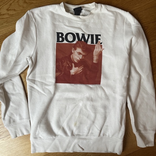 DAVID BOWIE Bowie (XS) (USED) SWEATSHIRT