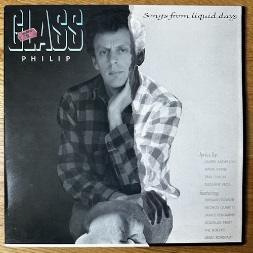 PHILIP GLASS Songs From Liquid Days (CBS - Europe original) (VG+/EX) LP