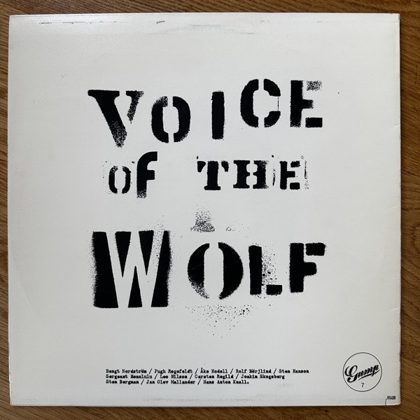 VARIOUS Voice Of The Wolf (Gump - Sweden original) (VG+/EX) LP