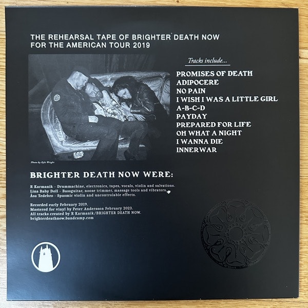 BRIGHTER DEATH NOW No Decency (Cloister - USA reissue) (NM) 2LP