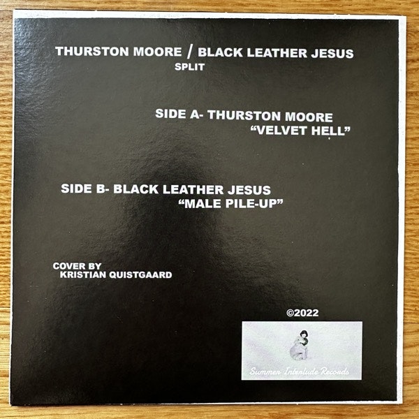 THURSTON MOORE / BLACK LEATHER JESUS Split (Summer Interlude - USA original) (EX/NM) 7"