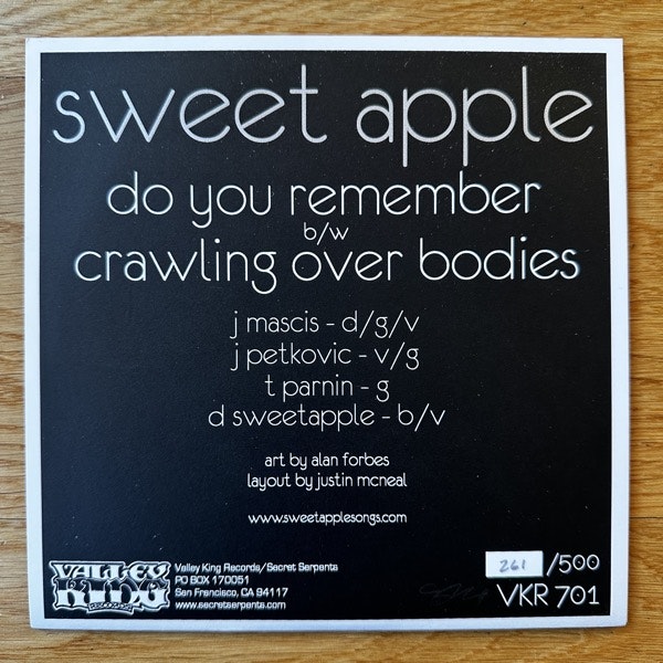 SWEET APPLE Do You Remember (Valley King - USA original) (NM/EX) 7"