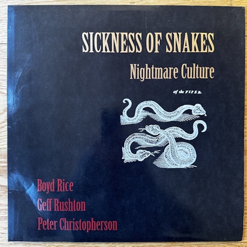 SICKNESS OF SNAKES Nightmare Culture (Soleilmoon - USA original) (VG+/EX) 12" EP