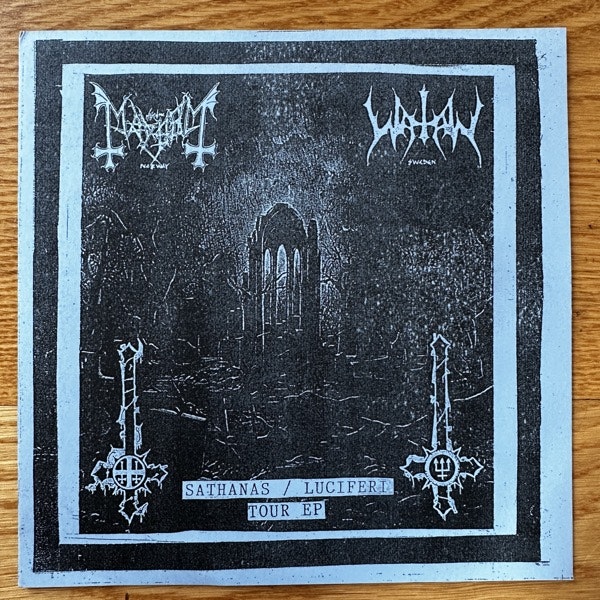 MAYHEM / WATAIN Sathanas / Luciferi Tour EP (His Master's Noise - Sweden original) (NM) 7"