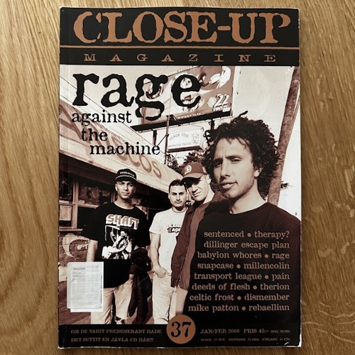 CLOSE-UP MAGAZINE #37 2000 (VG+) MAGAZINE