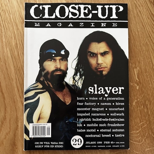 CLOSE-UP MAGAZINE #29 1998 (EX) MAGAZINE
