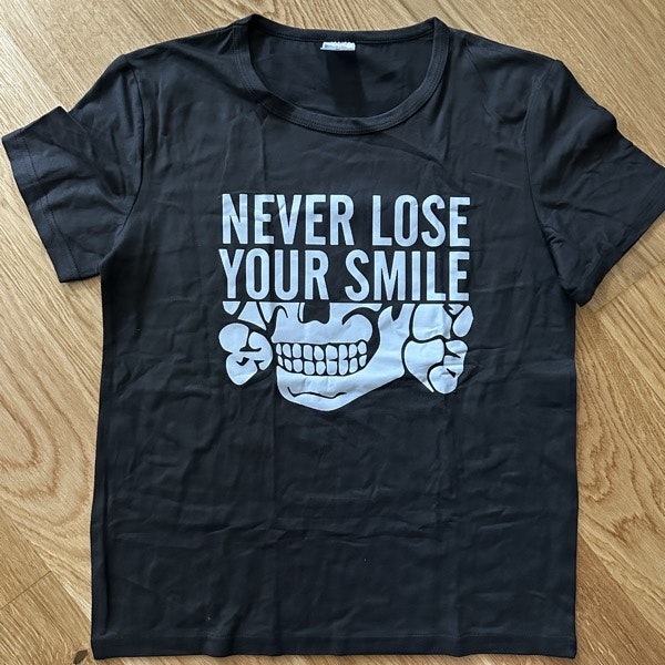 NEVER LOSE YOUR SMILE (Women M) T-SHIRT