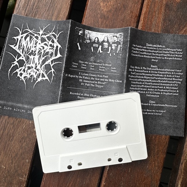 IMMERSED IN BLOOD Eine Kleine Deathmusik - Demo #1 - 99 (Self released - Sweden original) (NM) TAPE