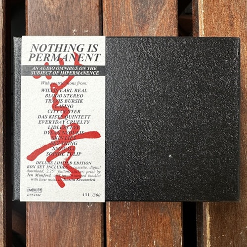 VARIOUS Nothing Is Permanent (FM DUST - USA original) (NM) TAPE BOX