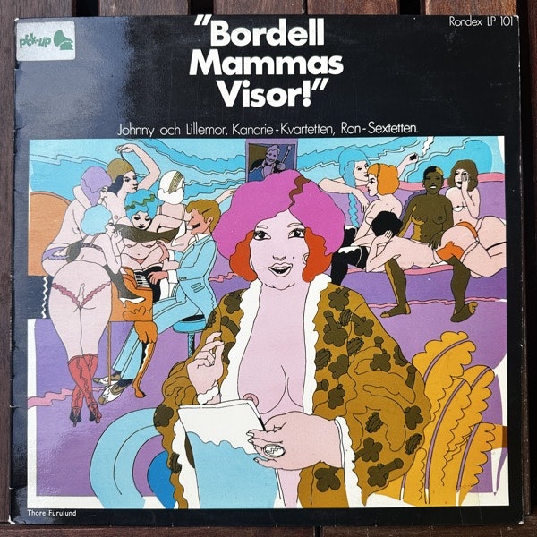 JOHNNY OCH LILLEMOR Bordell Mammas Visor! (Rondex - Sweden original) (VG+/VG) LP