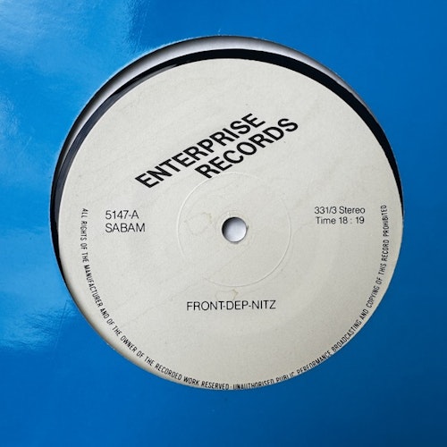 VARIOUS Front-Dep-Nitz / German Kraft (Enterprise - Europe original) (VG+) 12"