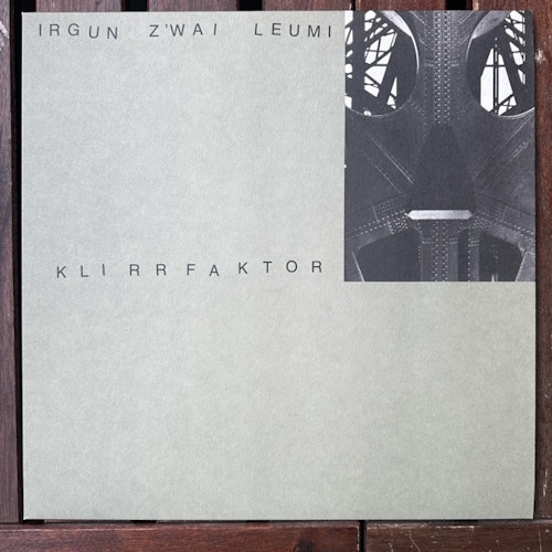 IRGUN Z'WAI LEUMI / PROIEKT HAT Klirrfaktor (Verlautbarung – Germany original) (NM) LP