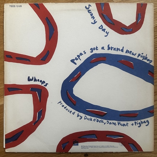 PIGBAG Sunny Day (Stiff - USA original) (VG) 12"