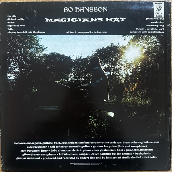 BO HANSSON Magician's Hat (Charisma - UK reissue) (VG) LP