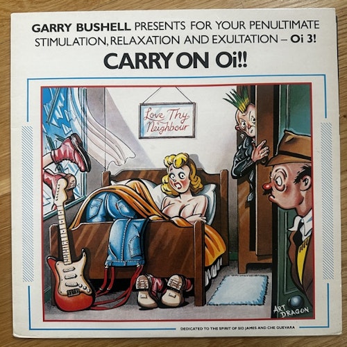VARIOUS Carry On Oi!! (Planet - Scandinavia original) (EX) LP