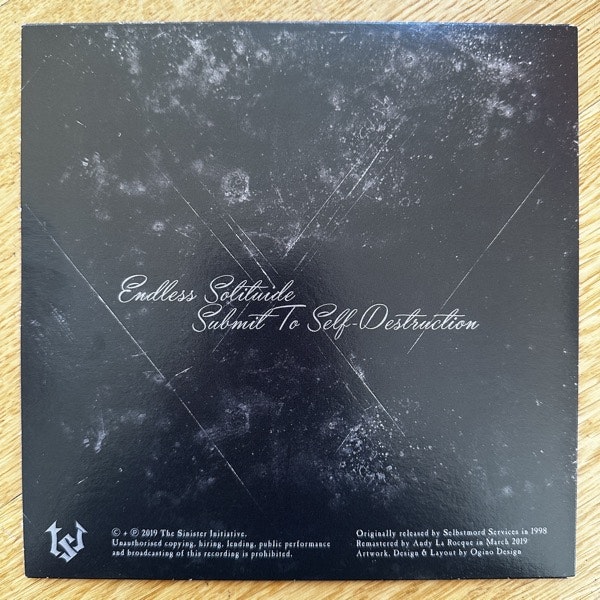 SHINING Submit To Self-Destruction (Signed. Purple vinyl) (The Sinister Initiative - Sweden reissue) (EX) 7"