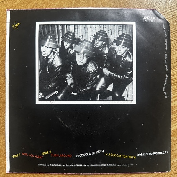 DEVO Girl You Want (Virgin - France original) (VG/VG+) 7"